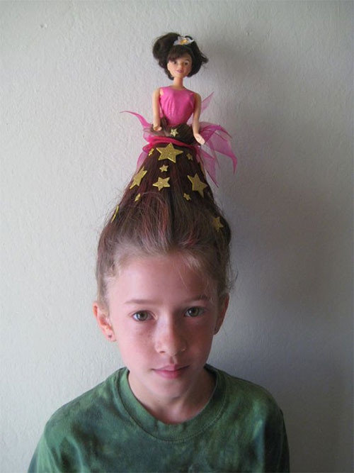 Best ideas about Hairstyle For Girl Kids
. Save or Pin 25 Crazy Funky & Scary Halloween Hairstyles For Kids Now.