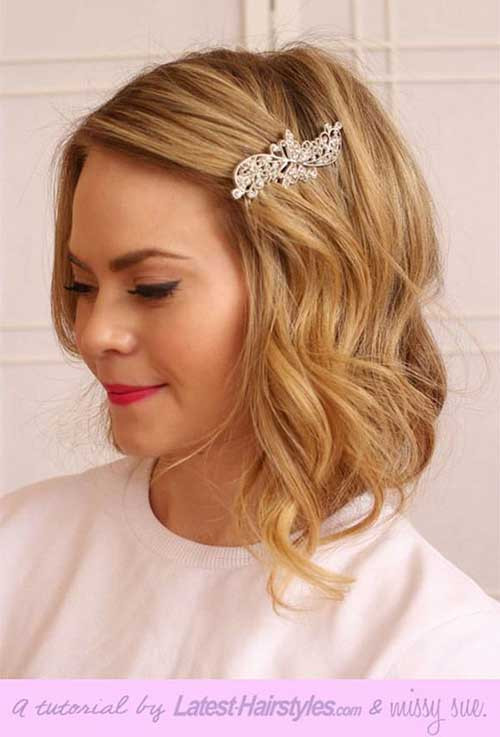 Best ideas about Hairstyles For Wedding Short Hair
. Save or Pin 20 New Wedding Styles for Short Hair Now.