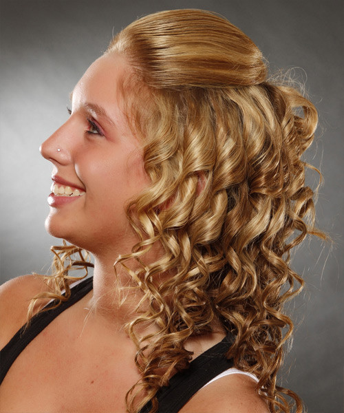 Best ideas about Half Up Curly Hairstyle
. Save or Pin Best Half Up Curly Hairstyles Fave HairStyles Now.