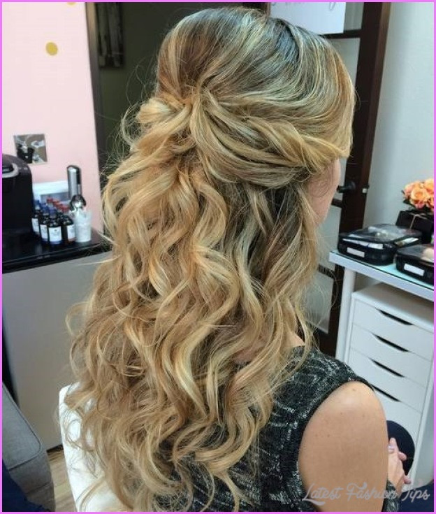 Best ideas about Half Up Half Down Curly Prom Hairstyles
. Save or Pin Long Hairstyles Half Up Half Down LatestFashionTips Now.