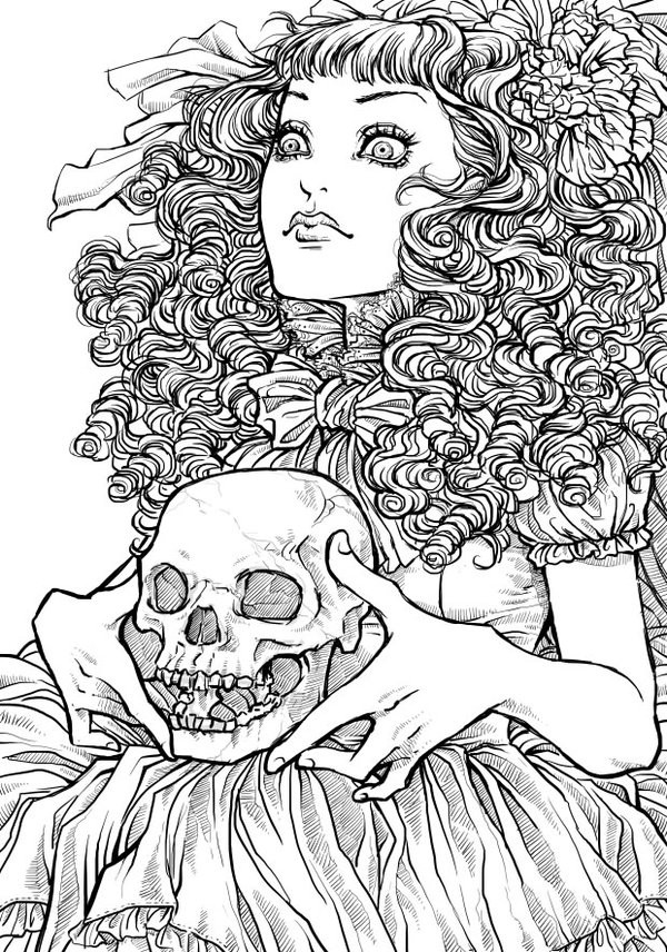 Best ideas about Halloween Coloring Pages For Adults
. Save or Pin Free Printable Halloween Coloring Pages for Adults Best Now.