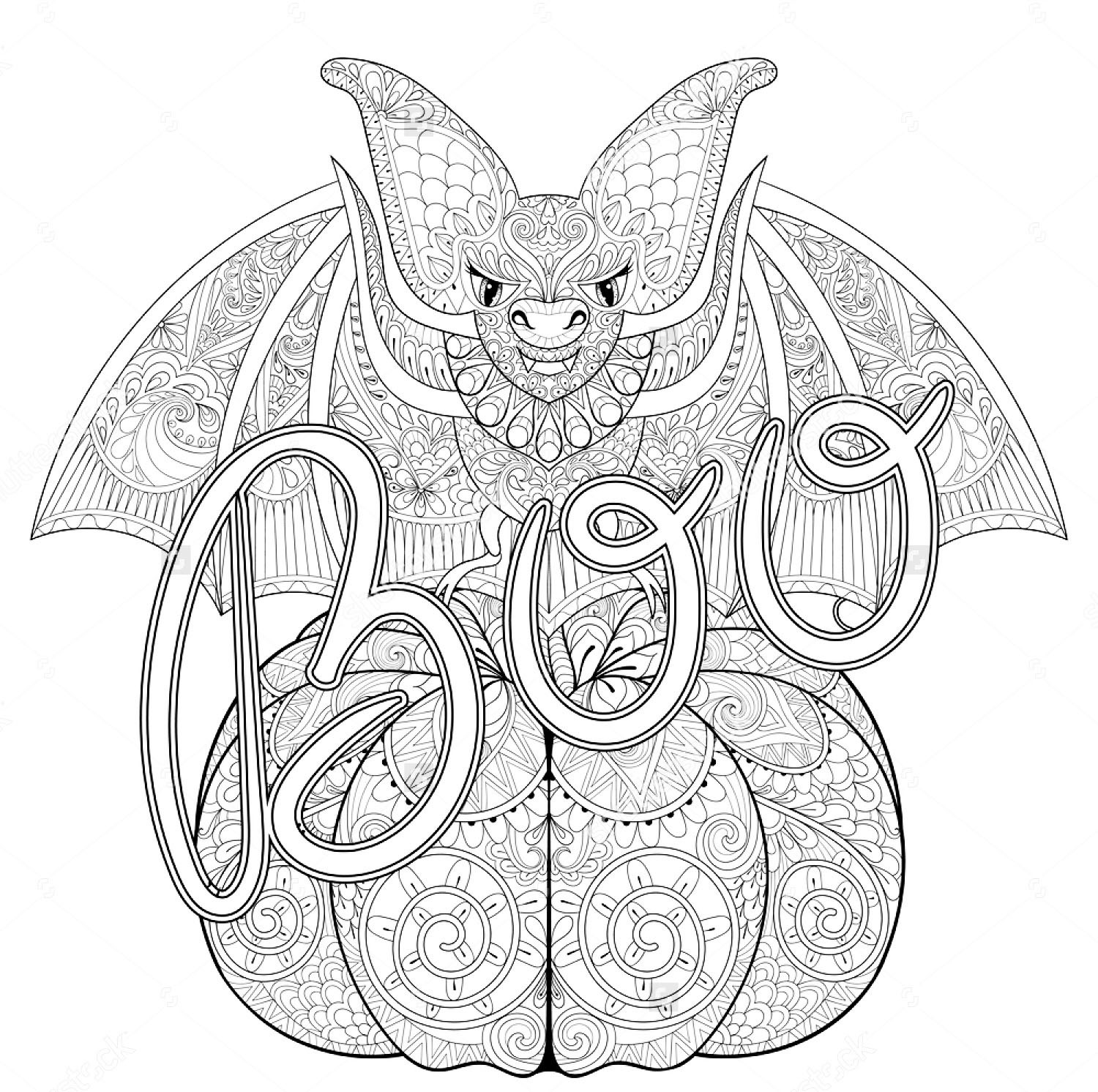 Best ideas about Halloween Coloring Pages For Adults
. Save or Pin Halloween zentangle bat Halloween Adult Coloring Pages Now.