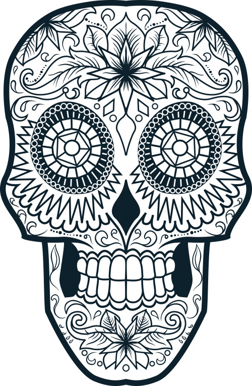 Best ideas about Halloween Coloring Pages For Teens Sugar Skull
. Save or Pin Sugar Skull Coloring Page 4 KidsPressMagazine Now.