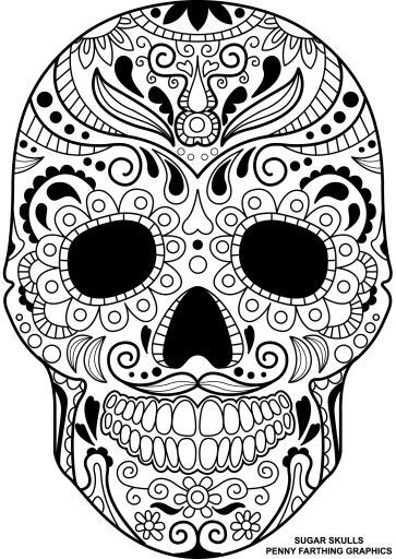 Best ideas about Halloween Coloring Pages For Teens Sugar Skull
. Save or Pin Free Printable Halloween Bingo Sheets Now.