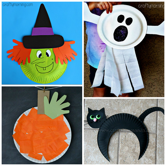 Best ideas about Halloween Craft Ideas For Preschoolers
. Save or Pin Paper Plate Halloween Crafts for Kids Crafty Morning Now.