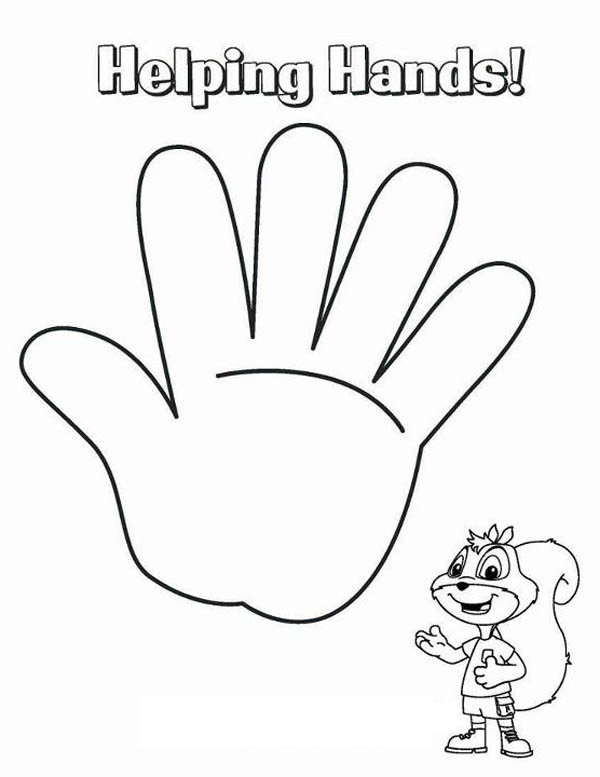 Best ideas about Hand Preschool Coloring Sheets
. Save or Pin Helping Hand Coloring Page Now.
