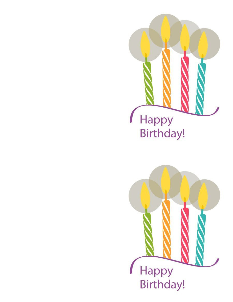 Best ideas about Happy Birthday Card Printable
. Save or Pin 40 FREE Birthday Card Templates Template Lab Now.