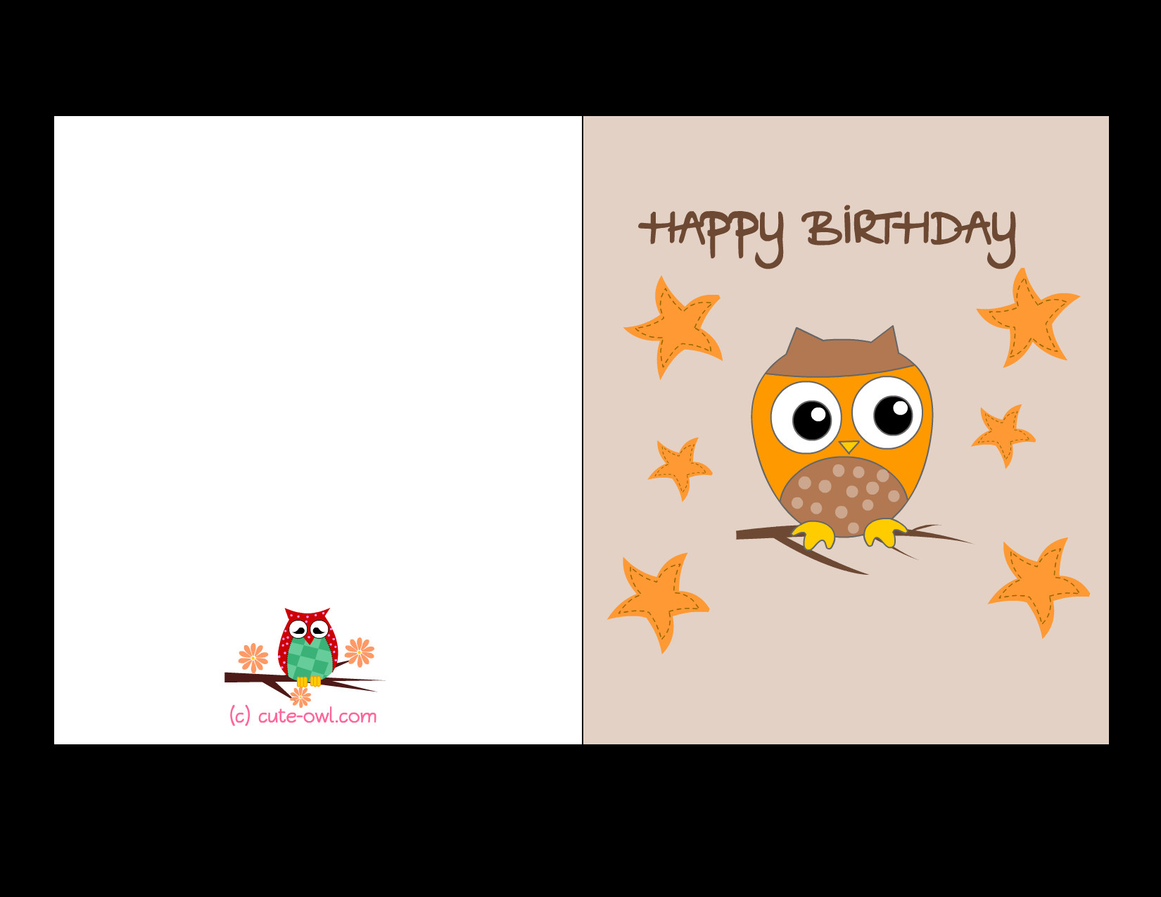 Best ideas about Happy Birthday Card Printable
. Save or Pin Free Printable Cute Owl Birthday Cards Now.