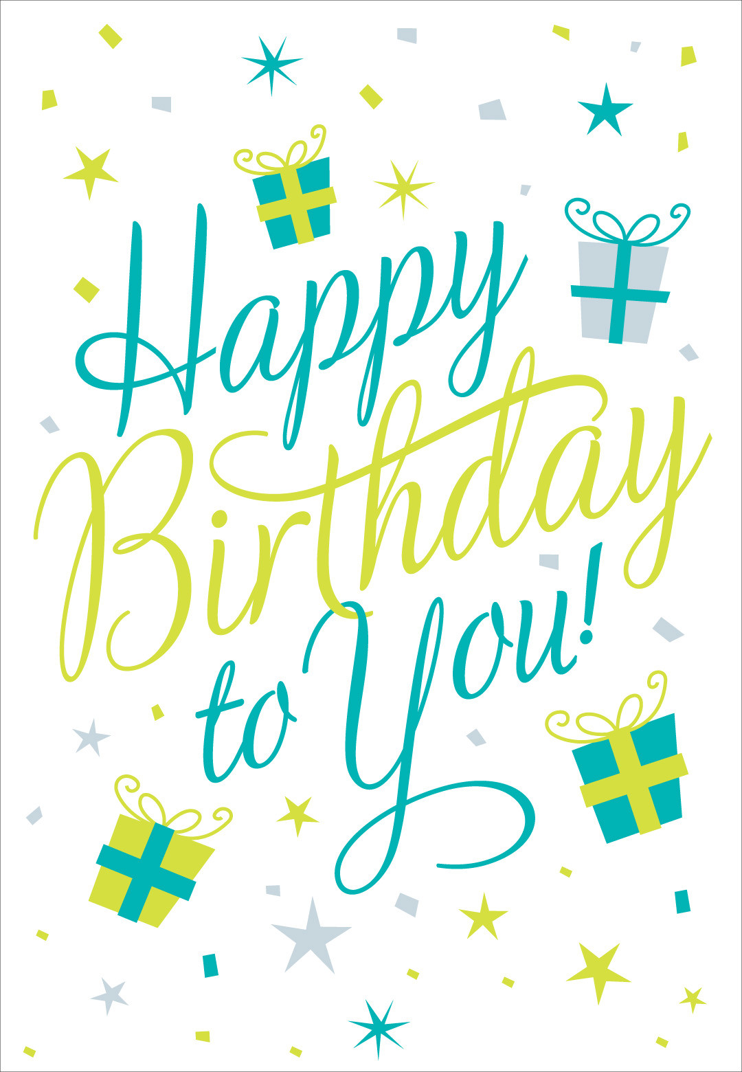 Best ideas about Happy Birthday Card Printable
. Save or Pin Happy Birthday to You Free Birthday Card Now.