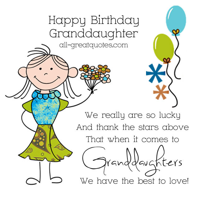 Best ideas about Happy Birthday Granddaughter Quotes
. Save or Pin Happy Birthday Granddaughter Quotes QuotesGram Now.