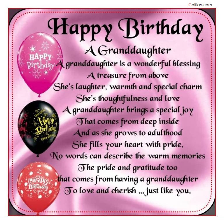 Best ideas about Happy Birthday Granddaughter Quotes
. Save or Pin 65 Popular Birthday Wishes For Granddaughter – Beautiful Now.