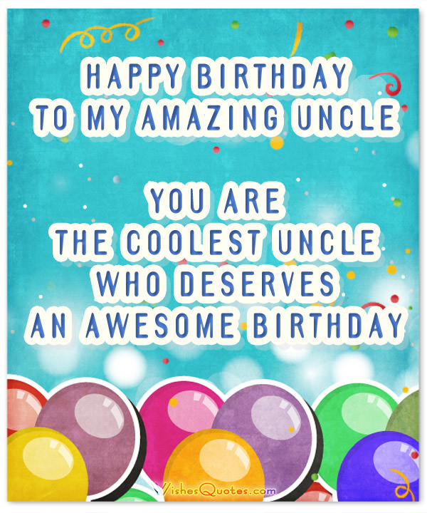 Best ideas about Happy Birthday Uncle Quotes
. Save or Pin Happy Birthday Wishes for Uncle – WishesQuotes Now.