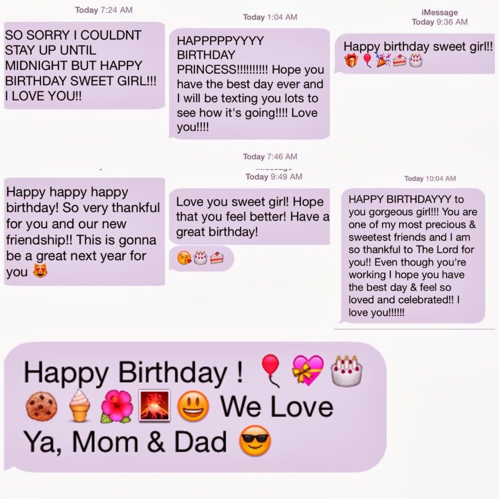 Best ideas about Happy Birthday Wishes Text
. Save or Pin Happy Birthday Text Message and Emojis Now.