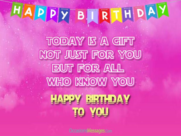 Best ideas about Happy Birthday Wishes Text
. Save or Pin Top 100 Happy Birthday SMS Text Messages Now.