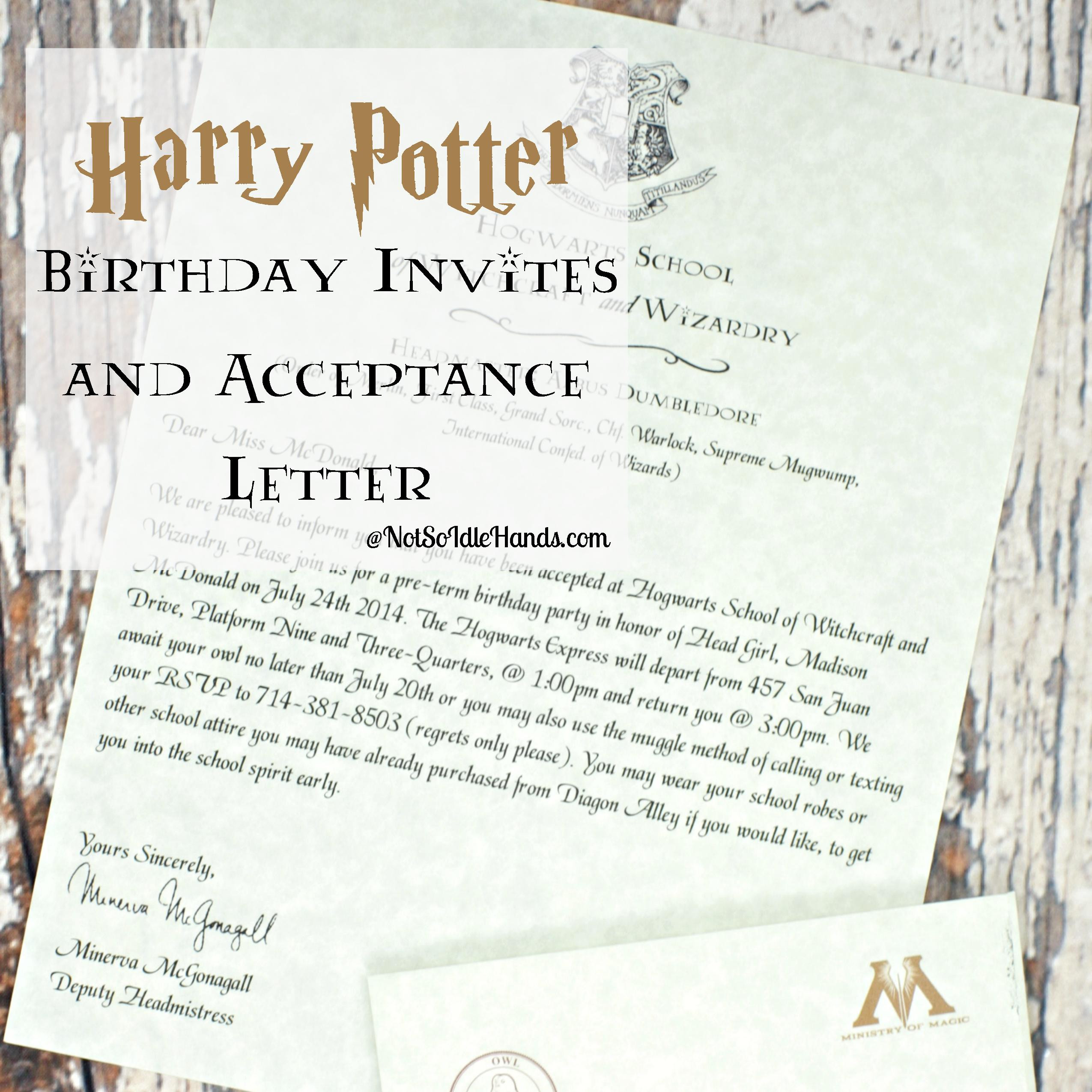 Best ideas about Harry Potter Birthday Invitations
. Save or Pin Harry Potter Birthday Invitations and Authentic Acceptance Now.