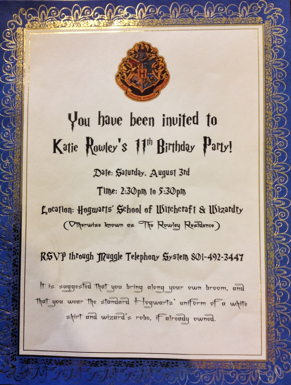 Best ideas about Harry Potter Birthday Invitations
. Save or Pin Puddle Wonderful Learning Harry Potter Birthday Party Now.