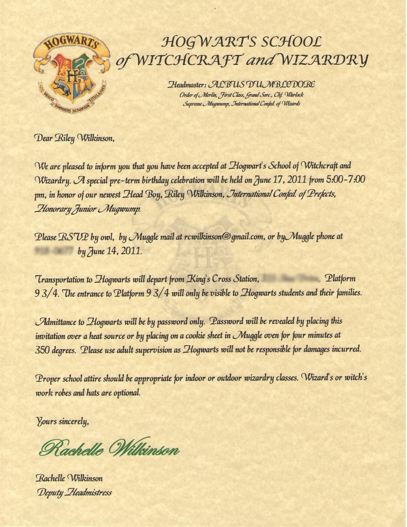 Best ideas about Harry Potter Birthday Invitations
. Save or Pin wilkinsonquints Riley s Harry Potter Birthday Now.