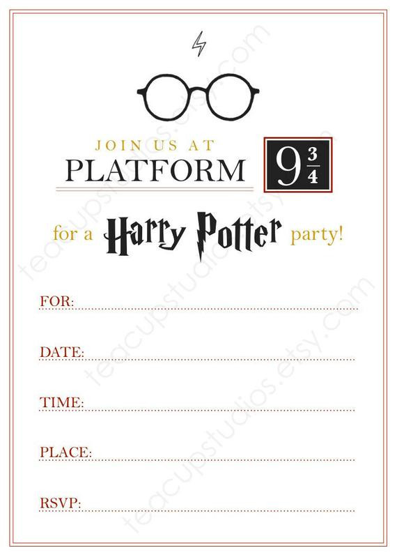 Best ideas about Harry Potter Birthday Invitations
. Save or Pin PRINTABLE Harry Potter Invitation PDF Now.