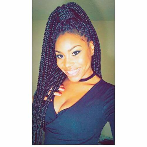Best ideas about High Ponytail Braid Hairstyles
. Save or Pin 80 Great Box Braids Styles for Every Occasion Now.