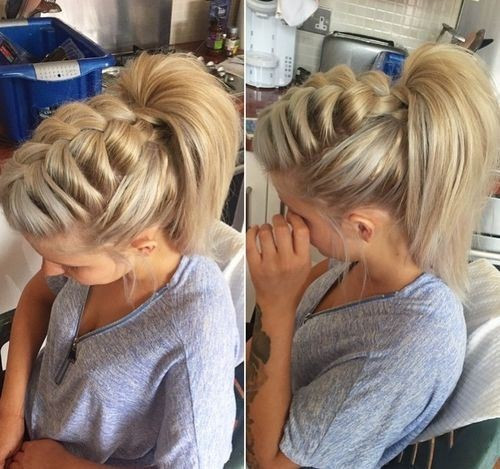 Best ideas about High Ponytail Braid Hairstyles
. Save or Pin 18 Cute Braided Ponytail Styles PoPular Haircuts Now.