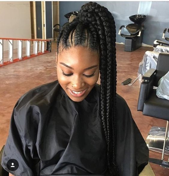 Best ideas about High Ponytail Braid Hairstyles
. Save or Pin 31 Ghana Braids Styles For Trendy Protective Looks Now.