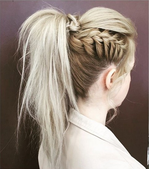 Best ideas about High Ponytail Braid Hairstyles
. Save or Pin 18 Cute Braided Ponytail Styles PoPular Haircuts Now.
