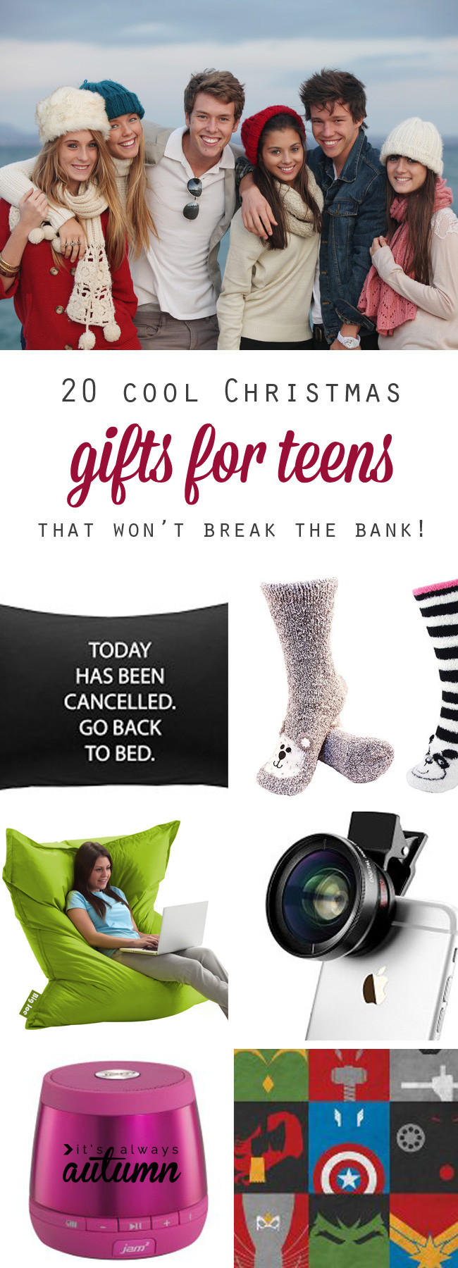 Best ideas about Holiday Gift Ideas For Teens
. Save or Pin best Christmas t ideas for teens It s Always Autumn Now.