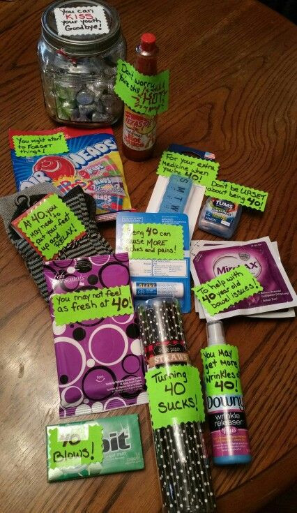 Best ideas about Homemade 40th Birthday Gag Gifts
. Save or Pin 40th Birthday t basket ideas The receiver thought Now.