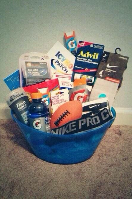 Best ideas about Homemade Gift Basket Ideas For Boyfriend
. Save or Pin Cool t idea for an athlete Now.