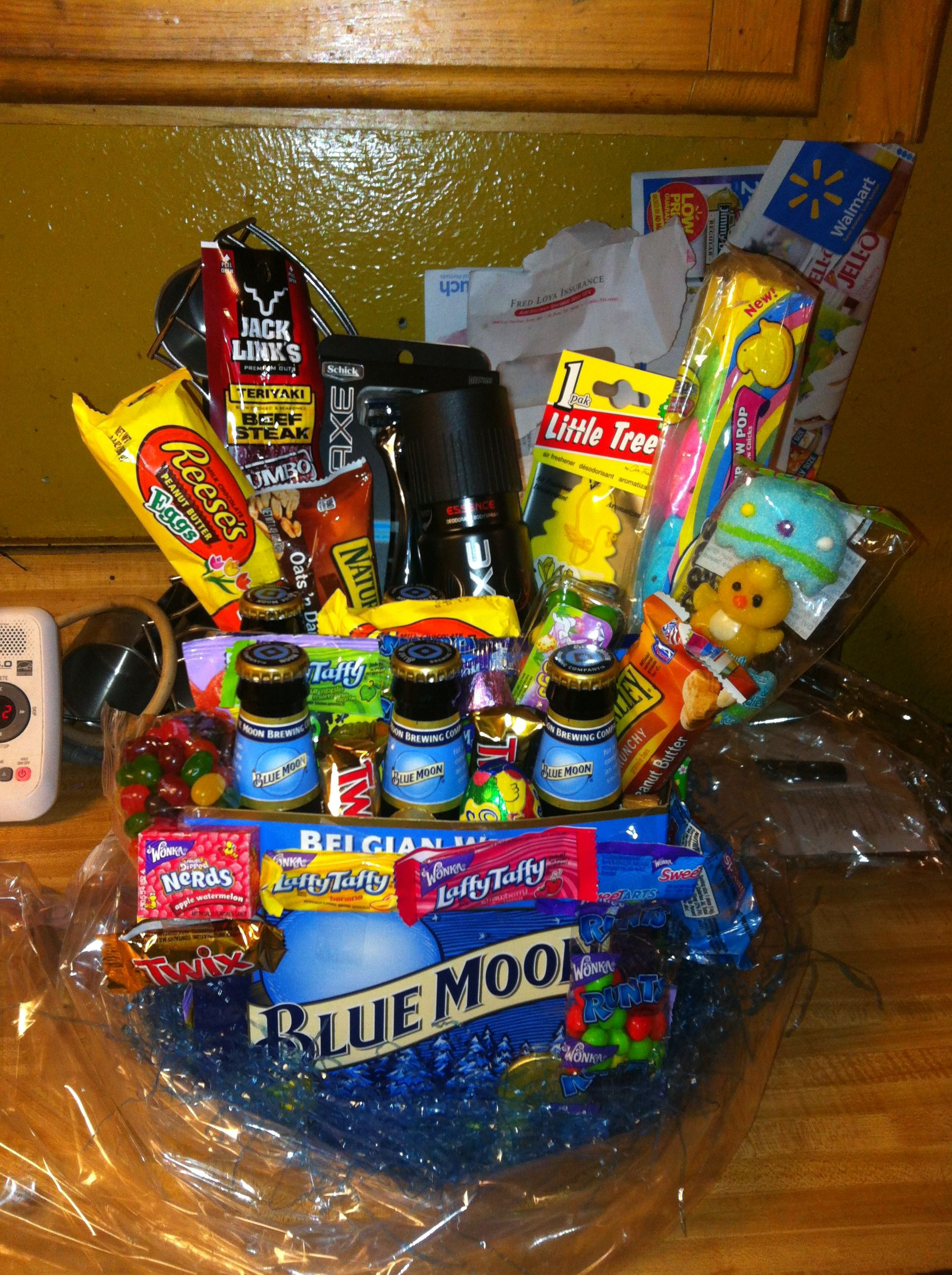 Best ideas about Homemade Gift Basket Ideas For Boyfriend
. Save or Pin Man Easter basket I made for my boyfriend Now.