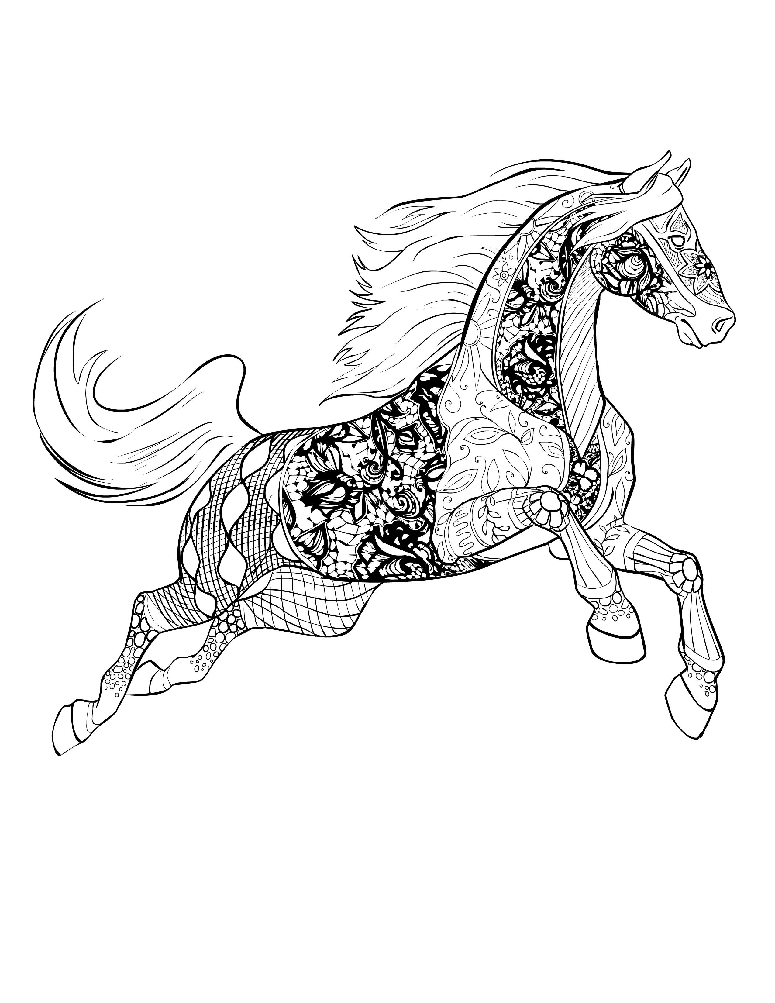 Best ideas about Horse Adult Coloring Books
. Save or Pin Horse free Selah Works Now.