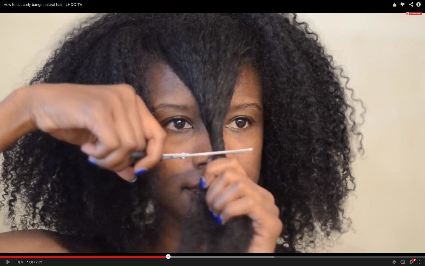 Best ideas about How To Cut Natural Hair
. Save or Pin How to Cut Bangs on Natural Hair Now.
