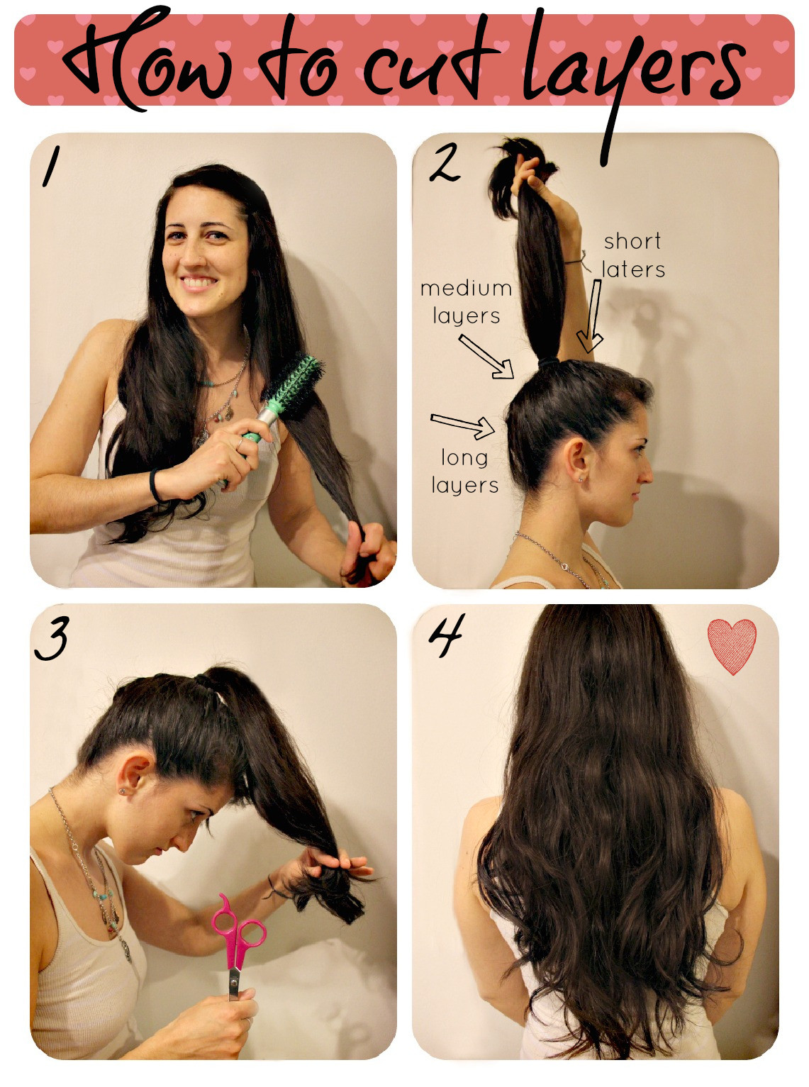 Best ideas about How To Cut Your Own Hair Women
. Save or Pin How to cut long layers in your own hair Hairstyle for Now.