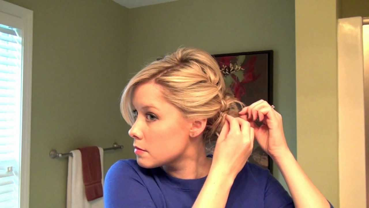 Best ideas about How To Do Hairstyles
. Save or Pin How to Do A Full Updo with a Braid Now.