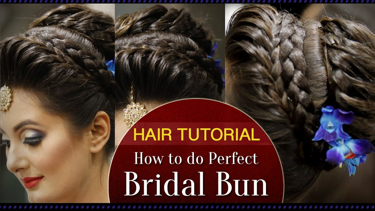 Best ideas about How To Do Hairstyles
. Save or Pin How to Do a Perfect Bridal Bun Hair Tutorial Video Now.