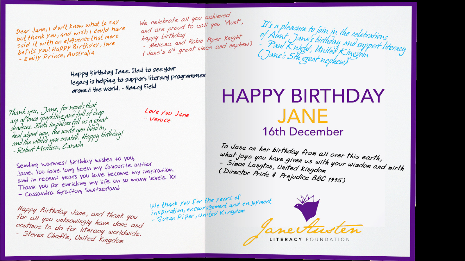 Best ideas about How To Write A Birthday Card
. Save or Pin Jane Odiwe Jane Austen Sequels Happy Birthday Jane Austen Now.