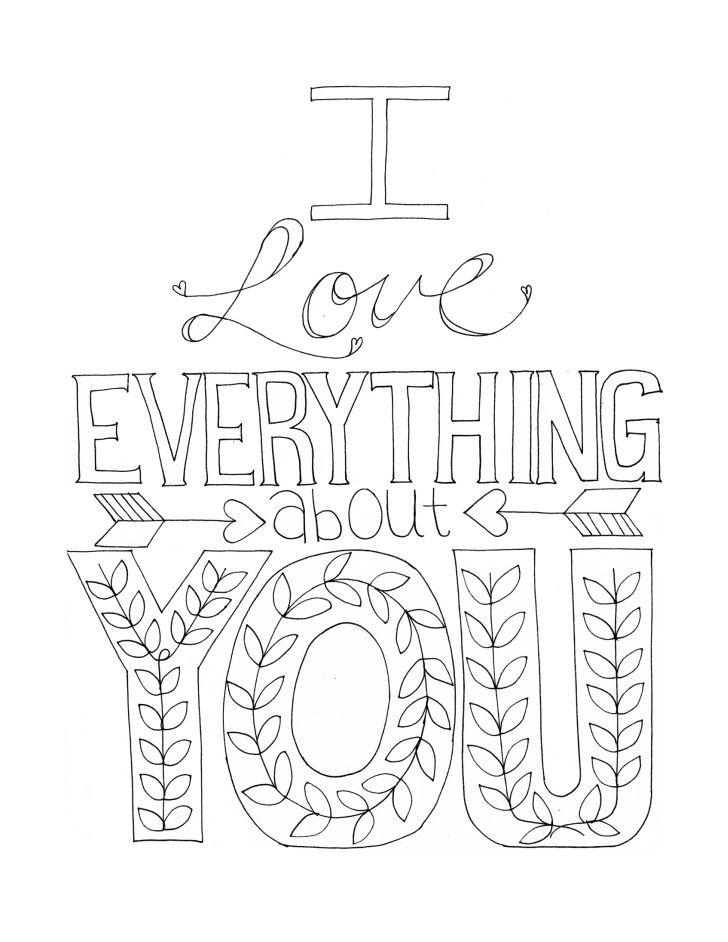 Best ideas about I Love You Coloring Pages For Adults
. Save or Pin 7 Best of I Love You Coloring Cards Printable I Now.