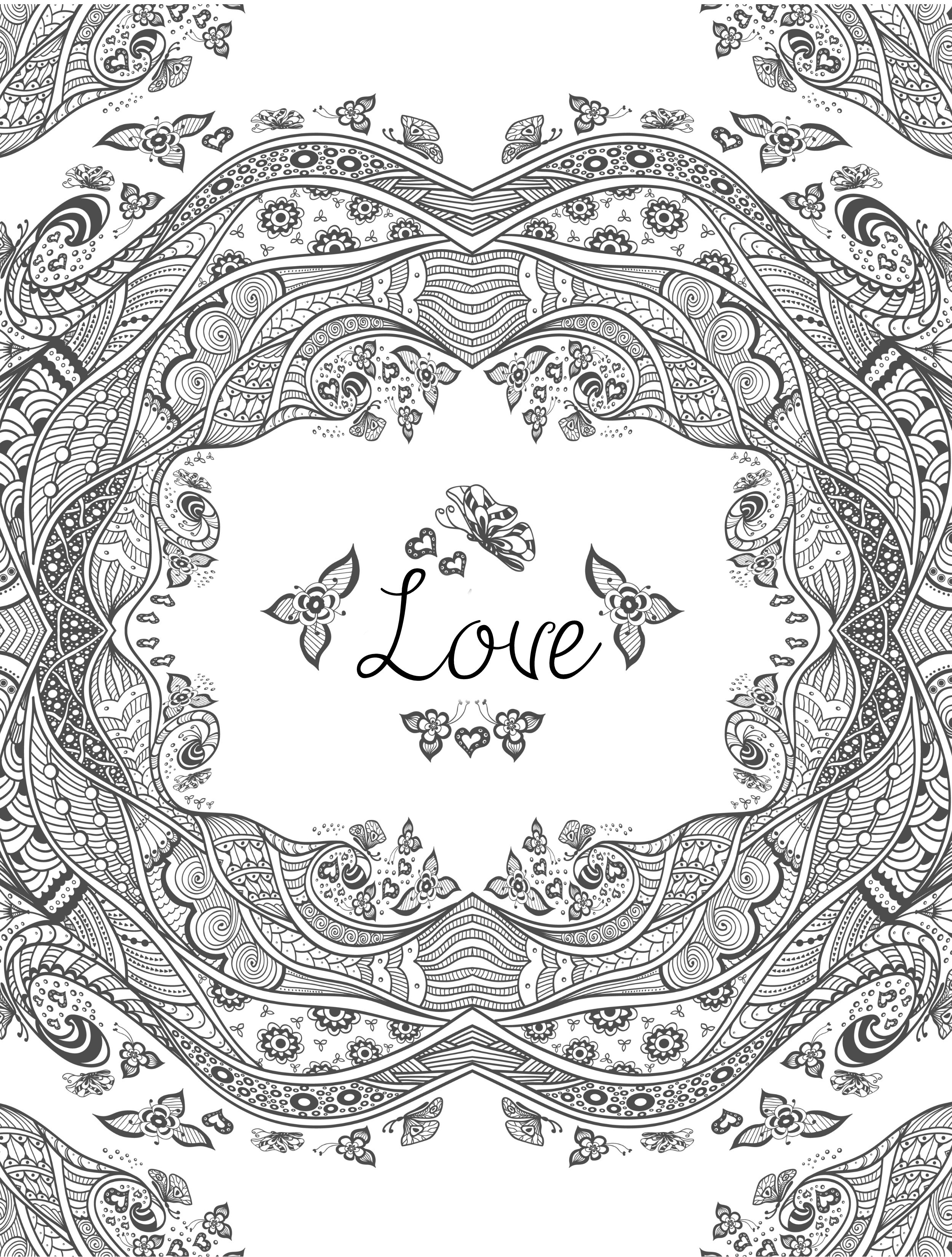 Best ideas about I Love You Coloring Pages For Adults
. Save or Pin 20 Free Printable Valentines Adult Coloring Pages Nerdy Now.