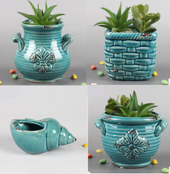 Best ideas about Indoor Ceramic Planters
. Save or Pin 4pcs ceramic planter plant pot indoor outdoor succulent Now.