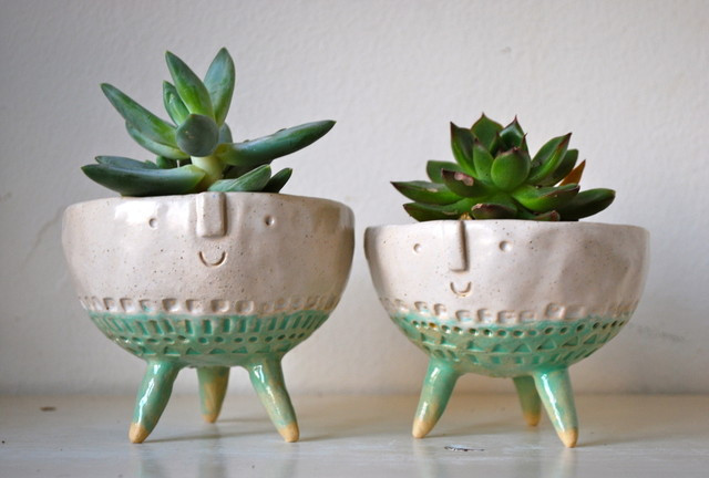 Best ideas about Indoor Ceramic Planters
. Save or Pin Tripod Bowl Planters Set of 2 Eclectic Indoor Pots Now.