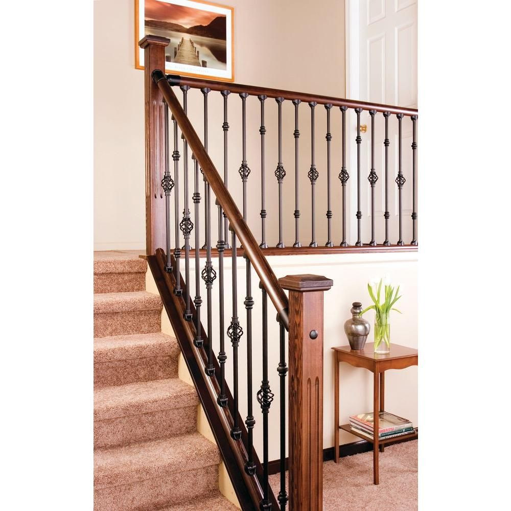 Best ideas about Indoor Stair Railing Kits Home Depot
. Save or Pin Stair Simple Axxys 8 ft Stair Rail Kit Now.