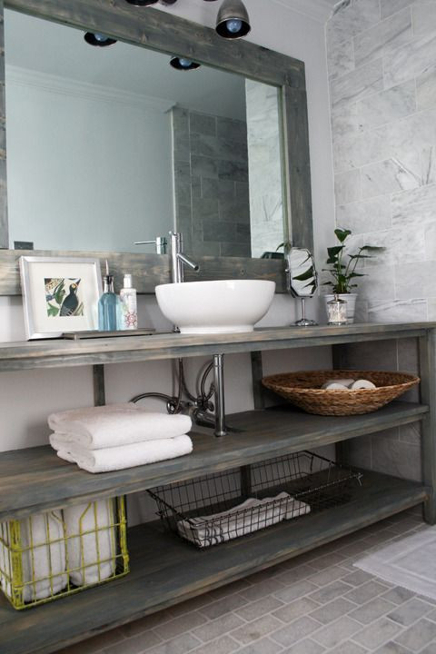 Best ideas about Industrial Bathroom Vanity
. Save or Pin 32 Trendy And Chic Industrial Bathroom Vanity Ideas DigsDigs Now.