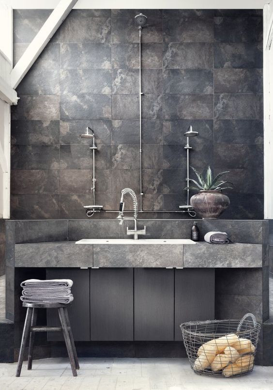 Best ideas about Industrial Bathroom Vanity
. Save or Pin 32 Trendy And Chic Industrial Bathroom Vanity Ideas DigsDigs Now.