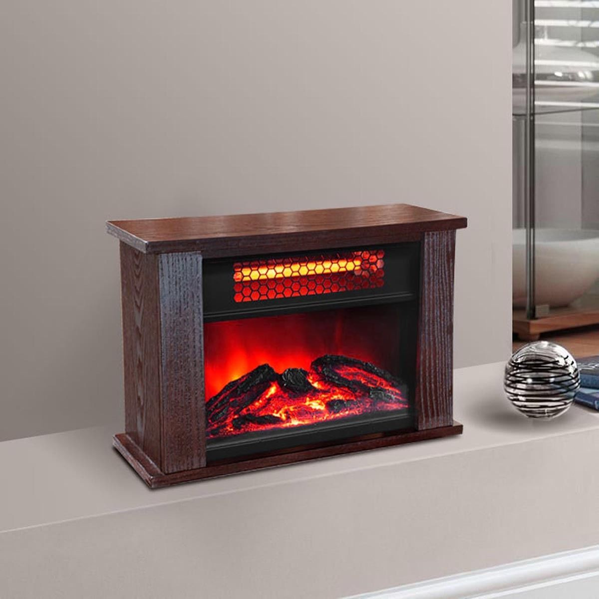 Best ideas about Infrared Fireplace Heater
. Save or Pin 750 Watt Infrared Mini Fireplace Heater Now.