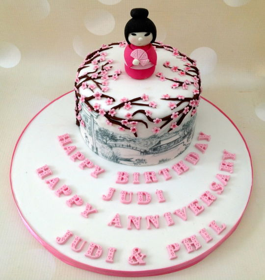 Best ideas about Japan Birthday Cake
. Save or Pin Japanese themes birthday wedding anniversary cake cake Now.