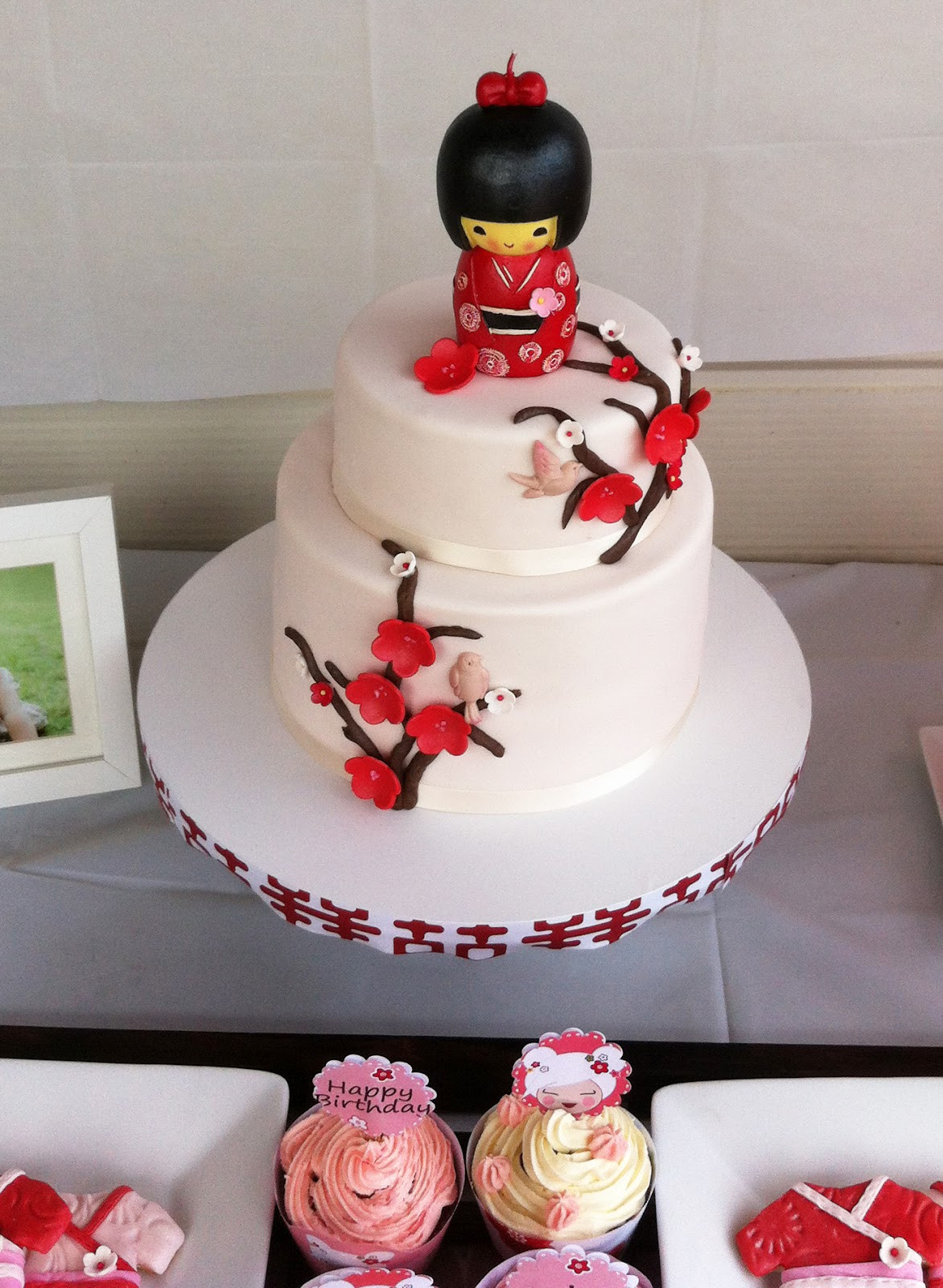 Best ideas about Japan Birthday Cake
. Save or Pin todi Customer Parties Kokeshi Doll Japanese theme Now.