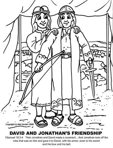 Best ideas about Jonathan And David Preschool Coloring Sheets
. Save or Pin David and Jonathan Friendship Coloring Now.