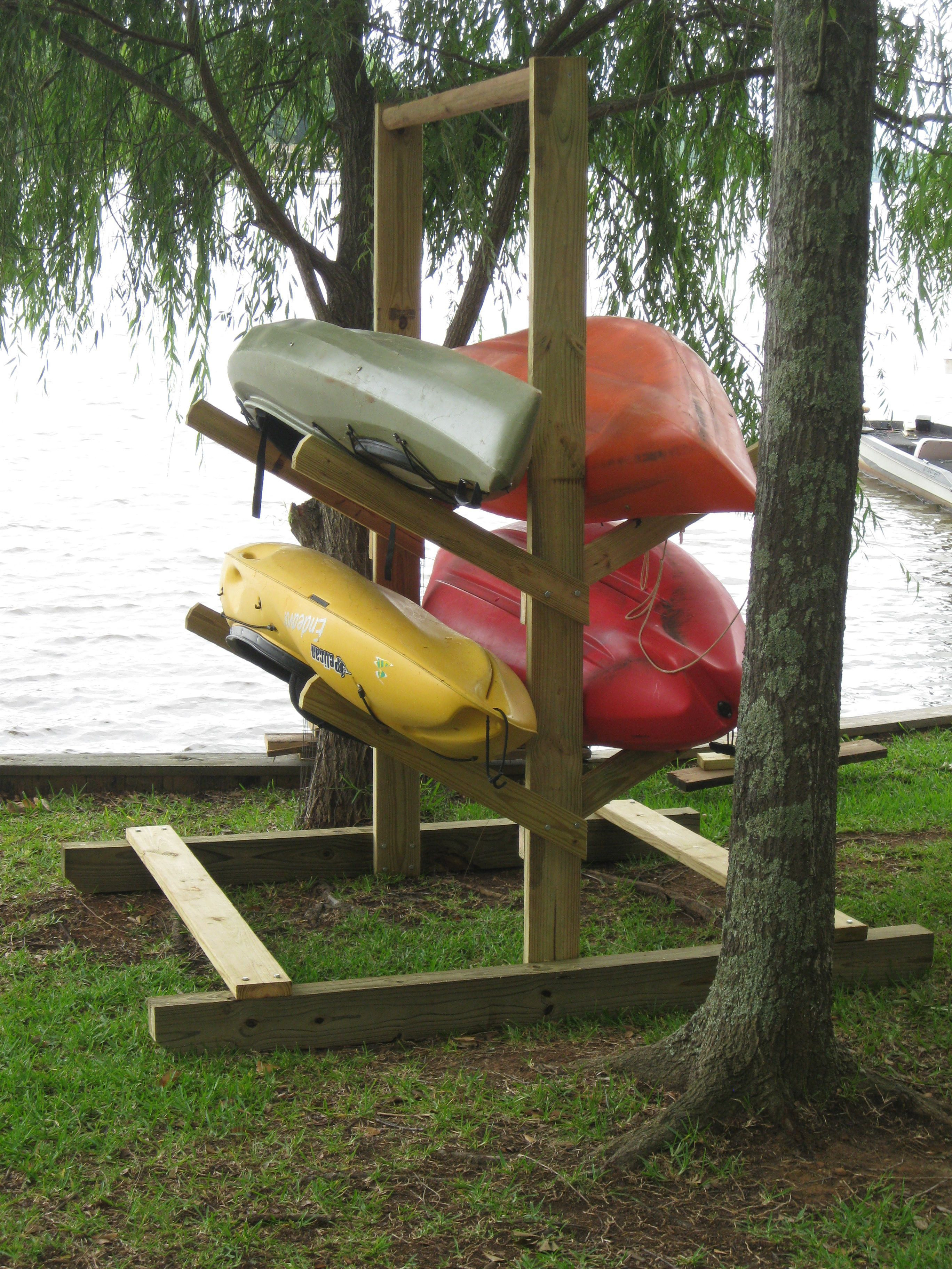 Best ideas about Kayak Storage Racks DIY
. Save or Pin Homemade kayak rack For the Home Pinterest Now.