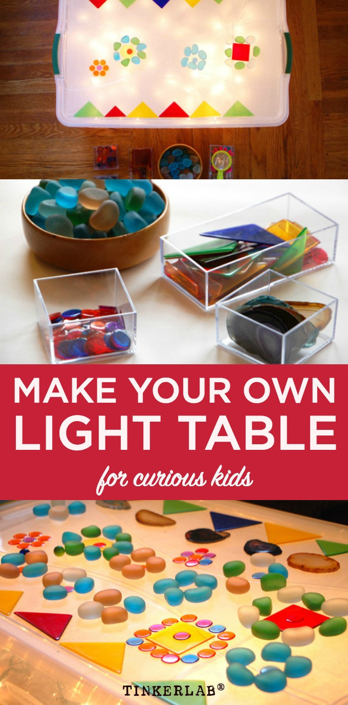 Best ideas about Kids Make Your Own
. Save or Pin Homemade Easy Low cost Light Table Now.