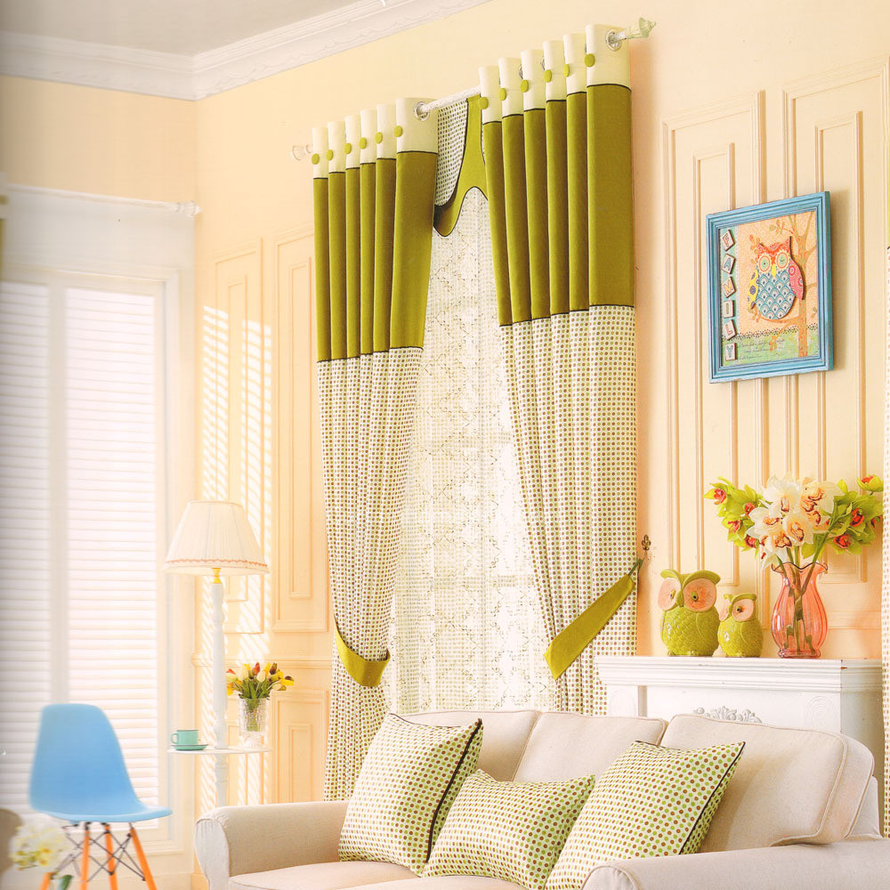 Best ideas about Kids Room Valance
. Save or Pin chic multi color polka dots button Curtains For Kids Room Now.